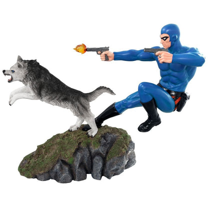Ikon Design Studio The Phantom Phantom and Devil Blue Suit Statue