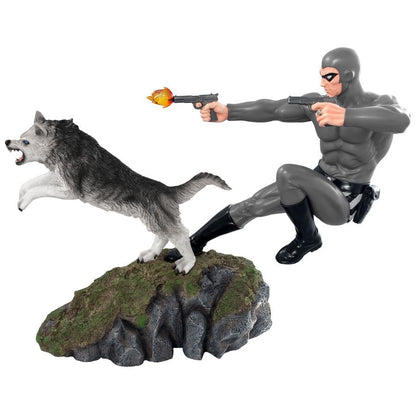 Ikon Design Studio The Phantom Phantom and Devil Grey Suit Statue