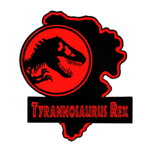 Ikon Collectables Jurassic Park Tyrannosaurs Rex Map Enamel Pin
