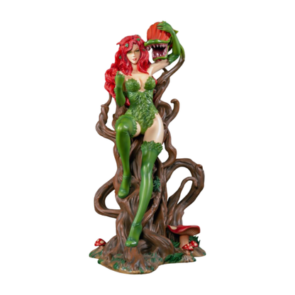 Ikon Collectables DC Comics Poison Ivy on Vine Throne with Killer Flower Statue (with 1 of 1 Chance)