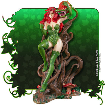 Ikon Collectables DC Comics Poison Ivy on Vine Throne with Killer Flower Statue (with 1 of 1 Chance)