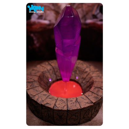 Ikon Design Studio Dark Crystal Crystal Replica with Light Up Base