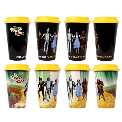 Ikon Collectables Wizard of Oz Follow the Yellow Brick Road Heat Change Travel Mug