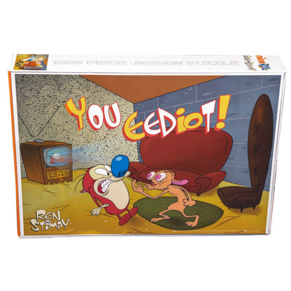 Ikon Collectables Ren and Stimpy You Eediot 1000 piece Jigsaw Puzzle
