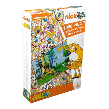 Ikon Collectables CatDog Yard 1000 piece Jigsaw Puzzle
