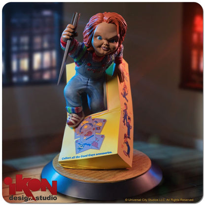 Ikon Design Studio Child's Play Chucky Breaking Free From Box PVC Statue