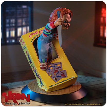 Ikon Design Studio Child's Play Chucky Breaking Free From Box PVC Statue