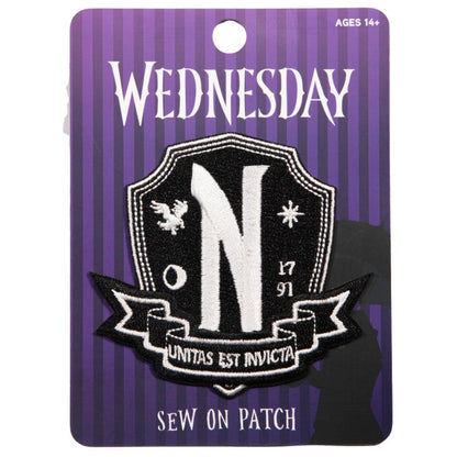 Ikon Collectables Wednesday Nevermore School Logo Patch
