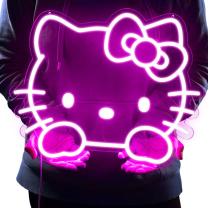 Ikon Collectables Hello Kitty Pink Neon Sign