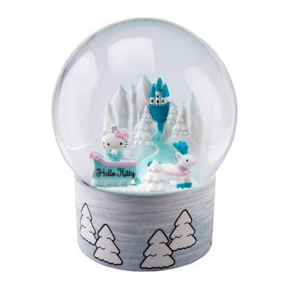 Ikon Collectables Hello Kitty Crystal Night Princess Snow Globe