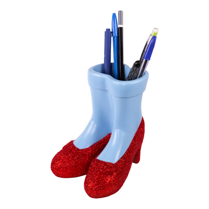 Ikon Collectables Wizard of Oz Ruby Slipper Pen Holder