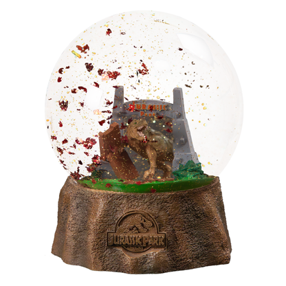 Ikon Collectables Jurassic Park T Rex Snowglobe