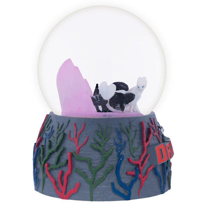 Ikon Collectables How to Train Your Dragon Toothless & Light Fury Light up Snowglobe