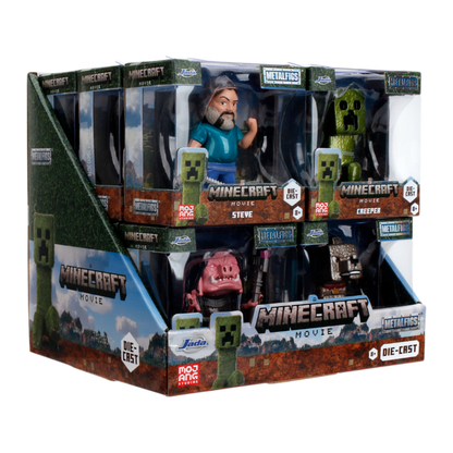 Jada Toys Minecraft (2025) 2.5" MetalFig Assorrtment (Display of 12)