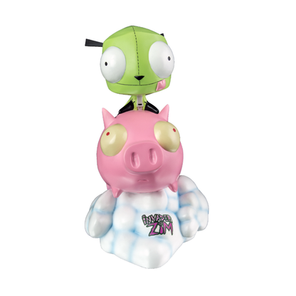 Ikon Collectables Invader Zim GIR on Pig Statue