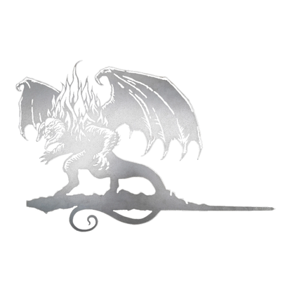 Weta The Lord of the Rings Balrog Metalbird Corten Steel Silhouette