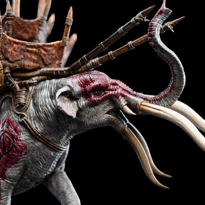 Weta The Lord of the Rings Mumak in Battle Minature Statue