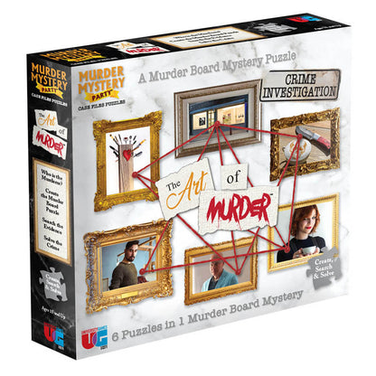 Murder Mystery Party Case File The Art Of Murder 1000pc Puzzle Board Game