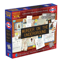Murder Mystery Party Case File Murder on the Underground 1000pc Puzzle Board Game