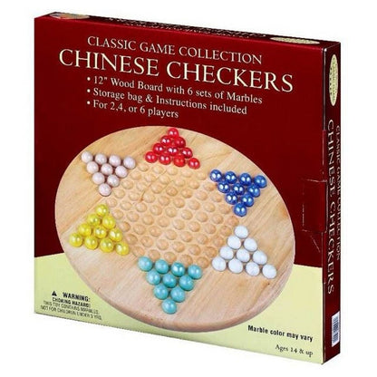 Chinese Checkers With Marbles Classic Collection Board Game
