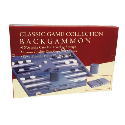 Backgammon: 15 Inch Vinyl Hanson Board Game