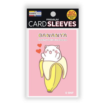 Player's Choice Licensed Bananya Standard Sleeves Lovey Bananya pink 66x91mm std