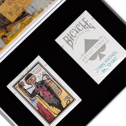 Bicycle Artist Series Jean-Michel Basquiat Red/Blue 2pk Boxed Set LIMITED SERIES