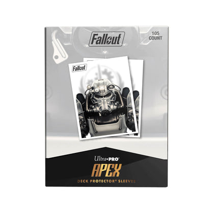 Ultra Pro: UP16585 Brotherhood of Steel 105ct Apex Deck Protector Sleeves for Bethesda Fallout
