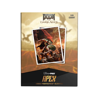 Ultra Pro: UP16614 DOOM 105ct Apex Deck Protector Sleeves 1 for Bethesda Doom