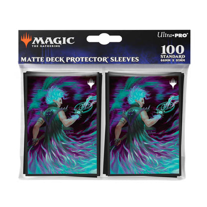 Ultra Pro: UP38664 MTG 2025 Aetherdrift 100ct Deck Protector Sleeves Borderless Racer 2 MtG