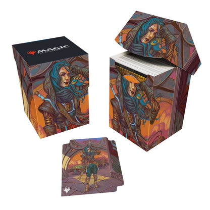 Ultra Pro: UP38669 MTG 2025 Aetherdrift 100+ Deck Box Borderless Racer 1 for MtG Cards