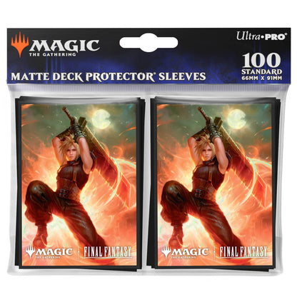 Ultra Pro: UP38701 Magic the Gathering FINAL FANTASY 100ct Deck Protector Sleeves Commander A MtG