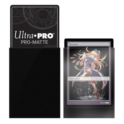 Ultra Pro: UP84021 PRO-Matte 60ct Small Deck Protector sleeves: Black