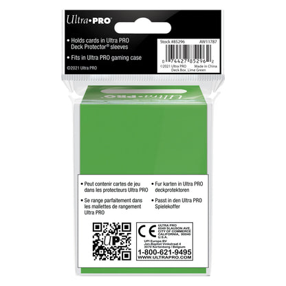 Ultra Pro: UP85296 PRO 80+ Deck Box: Lime Green Cards