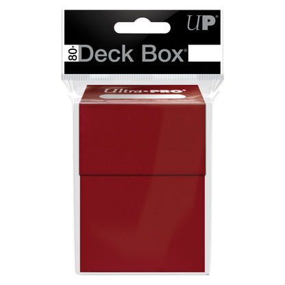 Ultra Pro: UP85298 PRO 80+ Deck Box: Red Cards
