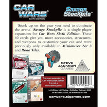 Car Wars Savage Stockpile Board Game