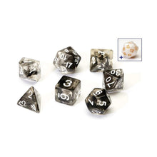 Sirius Dice Black Cloud Translucent Resin Dice Set 7