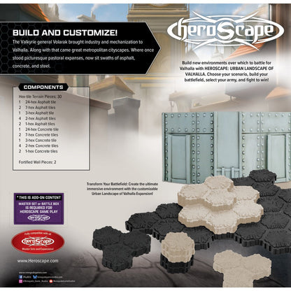 Heroscape The Urban Landscape of Valhalla Terrain Expansion