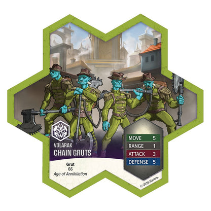 Heroscape Chain Gruts and Ramosaur Rider Army Expansion