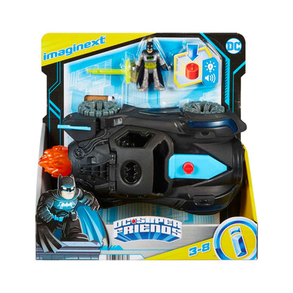 Imaginext DC Lights & Sounds Batmobile F22 Toy