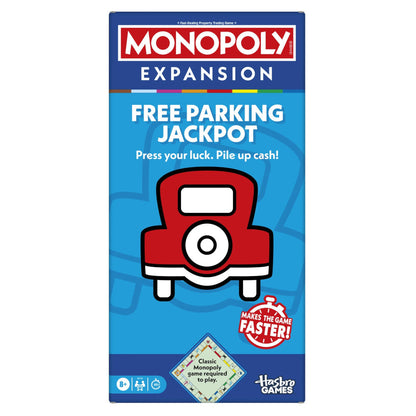 Monopoly Free Parking Jackpot Board Game