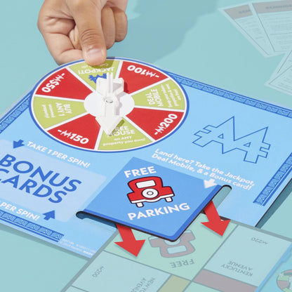 Monopoly Free Parking Jackpot Board Game