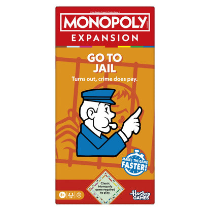 Monopoly Go To Jail Board Game