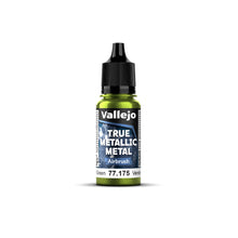 Vallejo True Metallic Metal Airbrush Amber Green 18mL