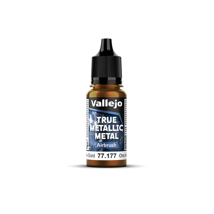 Vallejo True Metallic Metal Airbrush Arcane Gold 18mL
