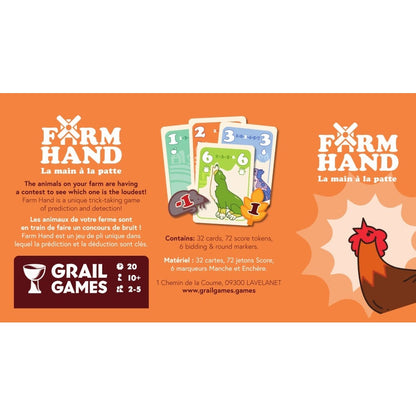 Farm Hand Pocket Line Edition Board Game