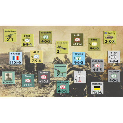 Italia 1917-1918 : A Farewell to Arms Board Game