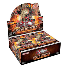 Konami Yugioh Legacy of Destruction Booster Display