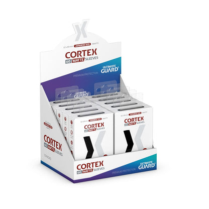 Ultimate Guard: Japanese Size Sleeves Cortex Matte Black