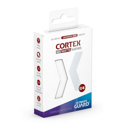 Ultimate Guard: Japanese Size Sleeves Cortex Matte White